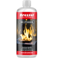 BRESTOL® Bioethanol für Kamine und Tischkamine – Nachhaltig und geruchsfrei, höchste Reinheit mit 99% Ethanolgehalt – Umweltfreundliches Tischkaminbrennstoff, Brennstoff für Innen- & Außeneinsatz