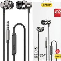 DUDAO wired earphones X10Pro (white) (Kabelgebunden), Kopfhörer Schwarz