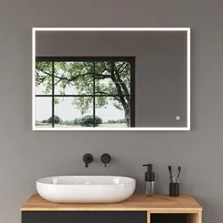 Spiegel mit LED Beleuchtung 100 cm