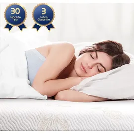 Newentor Matratzen Topper 180 x 200 cm weiß