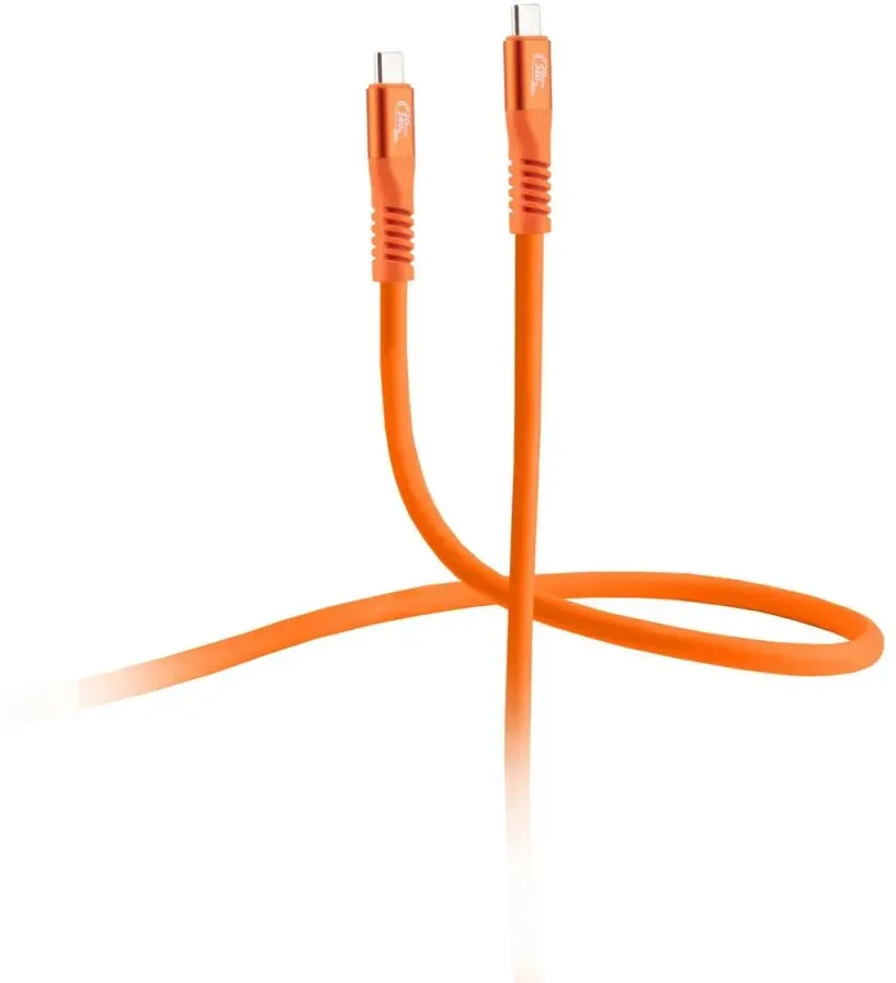 Flexline FL31-77157 USB Kabel USB 3.2 Gen 2x2 1,5 m USB C 20 Gbit/s 240 W Orange