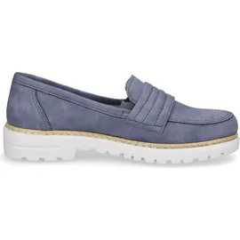 Rieker Damen 54855 Loafer, blau, 39 EU