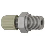 Riegler Gerade Einschraubverschraubung, G 3/8 a., für Schlauch 9/12 mm, PA