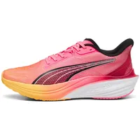 Puma Unisex Darter Pro Road Running Shoe, Sun Stream-Sunset Glow, 38.5 EU