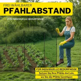 Horizont Begrenzungszaun FLEX 25 m x 90 cm Grün