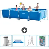 Rechteckiger Frame Pool - 450x220x84 Cm - 5-teilig  Scb122