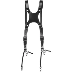 Das Hantler Dual Kamera Gurtzeug schwarz / Bullet, Regular
