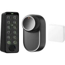 SwitchBot WLAN Smart Lock Ultra mit Fingerabdruck-Entsperrung, Elektronisches Türschloss mit Aufladbarem Akku, Türöffner per Fingerprint, Passcode, Smartphone, Elektronische Zahlenkombination)