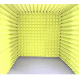 LOJOO Tragbare Gesangskabine für die Aufnahme, akustische Schaumstoffplatten, schalldichte Wandpaneele, schallabsorbierende Plattenbehandlung, für Home Office Studio (Color : Yellow)
