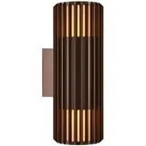 Nordlux Außenwandleuchte Aluminium 33,7 cm E27 IP54 braun