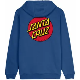 Santa Cruz Hoodie Classic Dot Chest Blau M