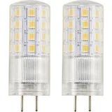 Sygonix SY-6442042 LED EEK F (A - G) GY6.35 Glühlampenform 4.5 W = 40 W Warmweiß (Ø x L) 18 mm x 50