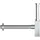 Kirchhoff Flaschensiphon DS-3WK 41,9 mm (1 1/4 Zoll) x 32 mm Chrom