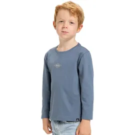 QUIKSILVER Langarmshirt "Ev Swell Ovation", Jungen, Gr. 3(91-100cm), china blau, Obermaterial: 100% Baumwolle;, Shirts Langarmshirt