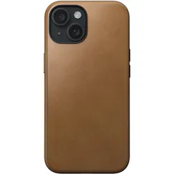 Nomad Modern Leather Case iPhone 15 English Tan