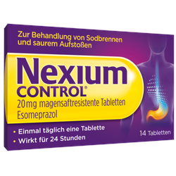 Nexium Control 20 mg magensaftresistente Tabletten 14 St