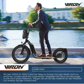 Viron XI-1200-S E-Scooter mit Straßenzulassung ABE - 12,5 Ah