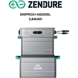 Zendure SolarFlow 800 Pro 3,84 kWh inkl. 1 x AB2000X Erweiterungsbatterie