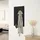 Home Deluxe Garderobenpaneel Quest 55 x 4 x 105 cm Schwarz