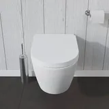 Duravit ME by Starck Wand-WC mit WC-Sitz Weiß seidenmatt