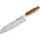 GEFU Enno Santokumesser 18 cm Kullenschliff Walnussholzgriff