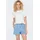 Jdy JDYPISA S/S PRINT TOP JRS NOOS Weiß S