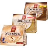 Senseo Kaffeepads Milch-Set: Café Latte, Cappuccino, Choco Cappuccino, 3 x 10 Pads