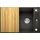 Blanco Axia III 45 S rechts Einbau von Oben granit schwarz Handbetätigung 780 x 510 mm