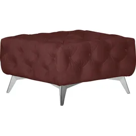 Home Affaire Polsterhocker Amaury Chesterfield-Optik 80 x 45 x 80 cm Rosa