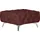 Home Affaire Polsterhocker Amaury Chesterfield-Optik 80 x 45 x 80 cm Rosa