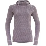 Devold of Norway Kvitegga Hoodie Grau/Rosa XS