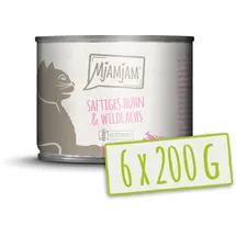 MjAMjAM saftiges Huhn und Wildlachs 6 x 200 g