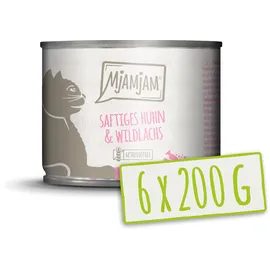 MjAMjAM saftiges Huhn und Wildlachs 6 x 200 g