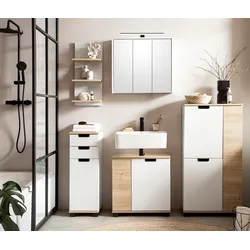 Tchibo - Regal »Emmik« - 30,5x17,5x70cm - braun - Holz / Metall