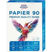 Zweckform Drucker- und Kopierpapier A4 90 g/m2 500 Blatt