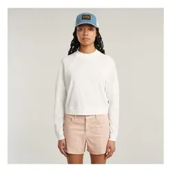 G-Star für Damen. D26611-D601-1284 Sweatshirt Konstruiert weiß (M), Lässig, Baumwolle