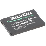 AccuCell Akku passend für Siemens SL4, SL400, SL78, SL780, SL785, SL788