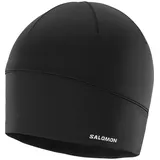 Salomon Active Mütze - Deep Black / Reflective Silver - One Size
