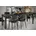 130-220 x 76 x 80 Schwarz