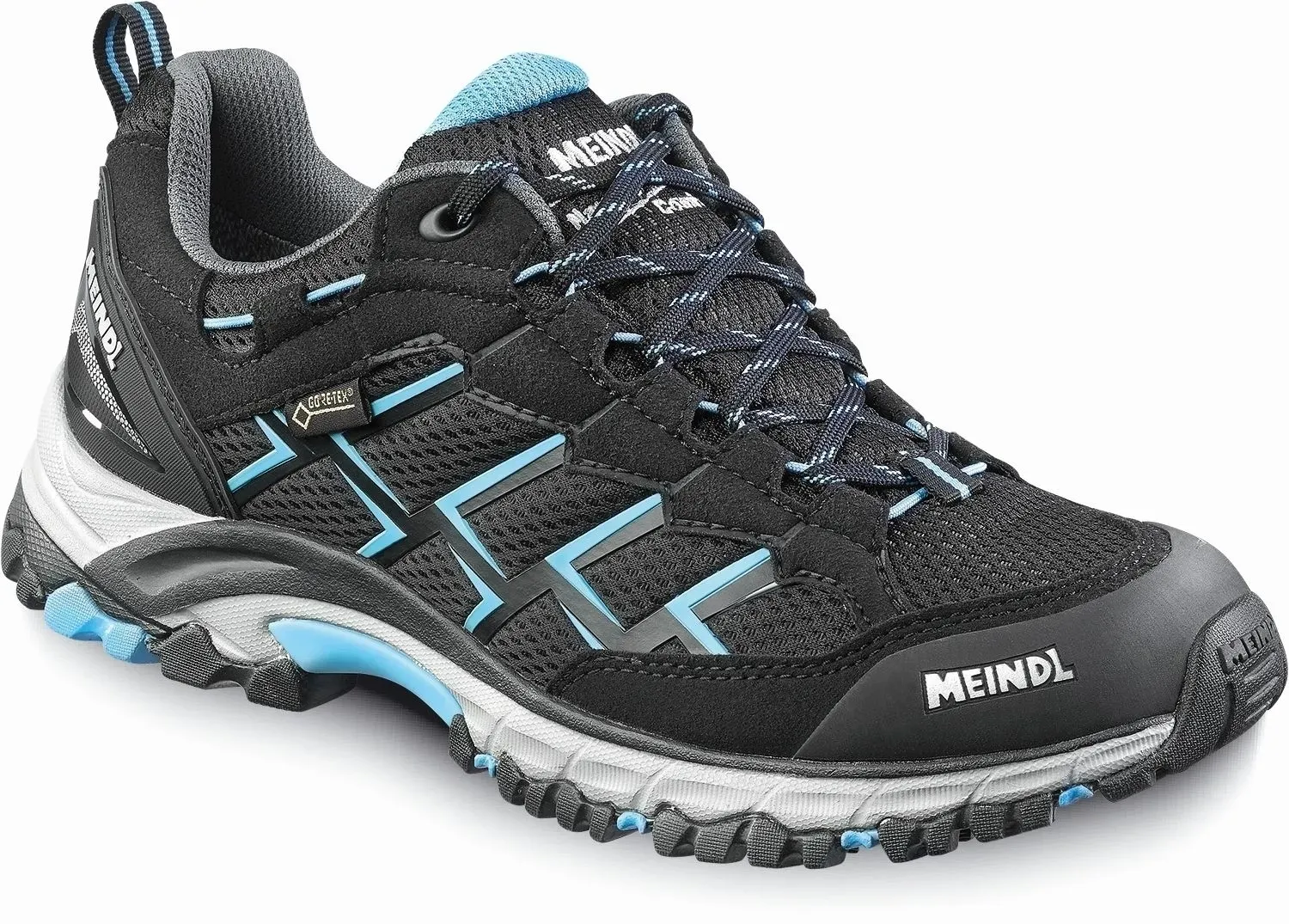 Meindl Damen Caribe GTX schmal Multifunktionsschuh schwarz/silber 39.5