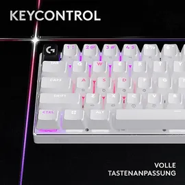 Logitech G PRO X 60 LIGHTSPEED, Gaming Tastatur, Mechanisch, Sonstiges, kabellos, White