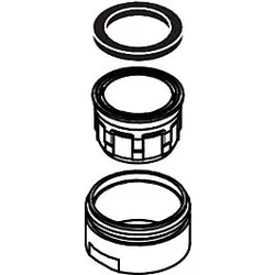 hansgrohe Luftsprudler Longlife C-Widerstand 96512000