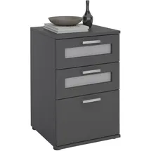 CARO-Möbel Nachtschrank Marike 40 x 63 x 38 cm Grau