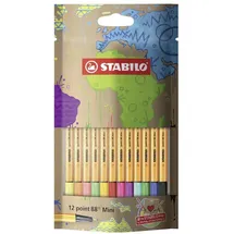 Stabilo point 88 Mini #mySTABILOdesign 12er Etui (688/12-07-1)