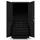 Jan Nowak Werkzeugschrank Metall 92x185x50 cm schwarz
