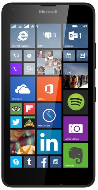 Microsoft Lumia 640 Dual-SIM Windows 8.1 8GB Smartphone schwarz (ohne Branding) - DE Ware