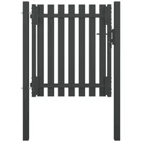 vidaXL Gartentor Stahl 1x1,25 m Anthrazit