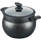 Cheffinger 3 tlg Kuskus Topf 8L Dampfgarer COUSCOUS Ø24cm Dampfkocher Gemüse Steamer Induktion Mantykocher