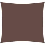 furnicato Sonnensegel Oxford-gewebe Quadratisch 3x3 M Braun
