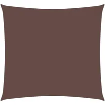 furnicato Sonnensegel Oxford-gewebe Quadratisch 3x3 M Braun